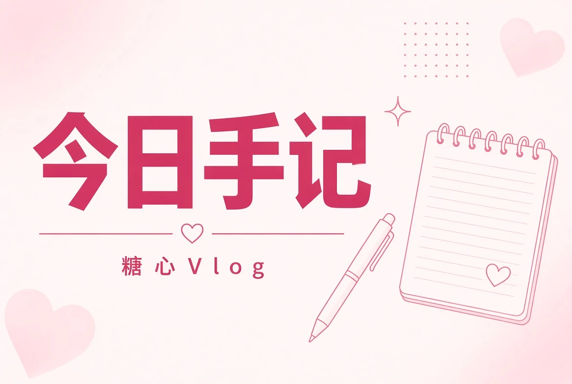 糖心Vlog今日手记